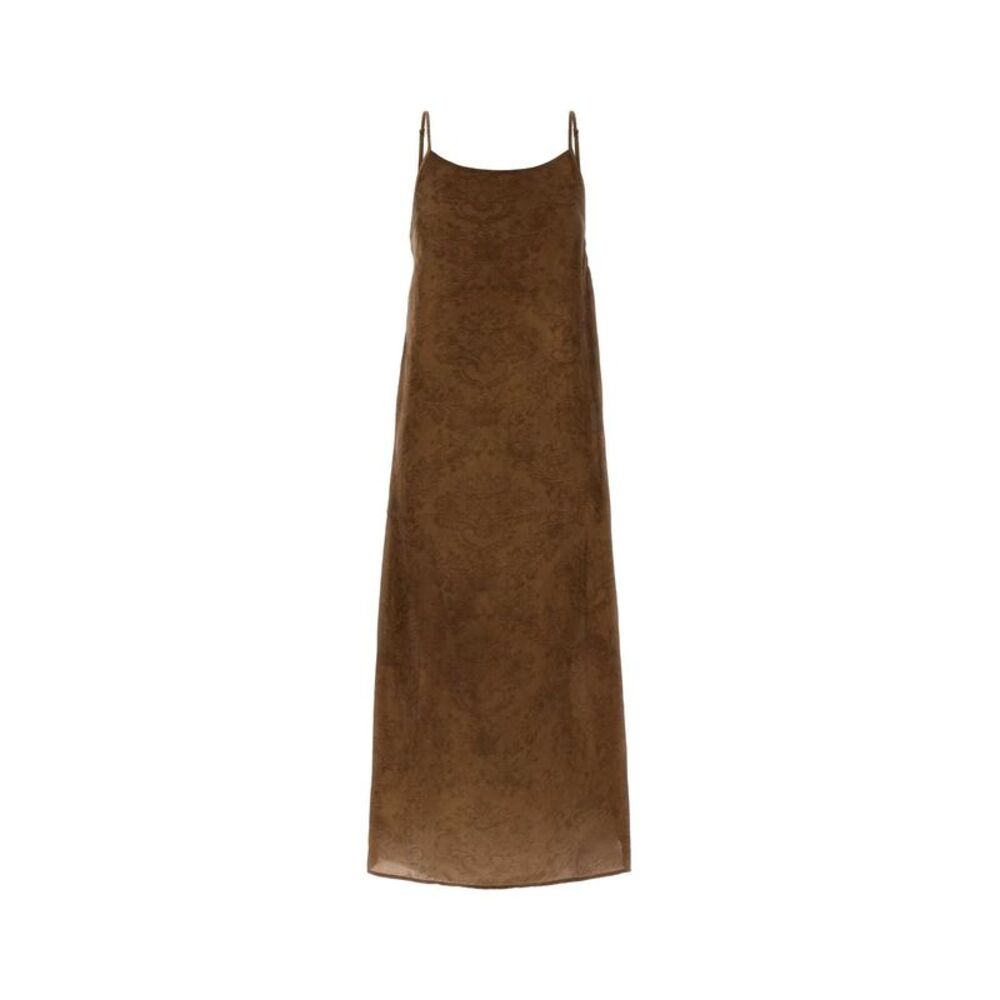 Uma Wang Women Brown Viscose Blend Anaya Dress